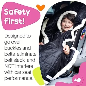 Birdy Boutique Kids Car Seat Poncho – Warm, Safe & Stylish