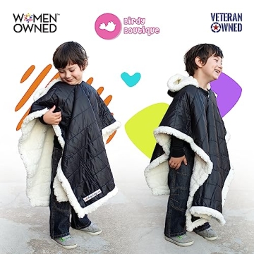 Birdy Boutique Kids Car Seat Poncho – Warm, Safe & Stylish