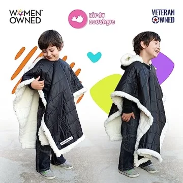 Birdy Boutique Kids Car Seat Poncho – Warm, Safe & Stylish