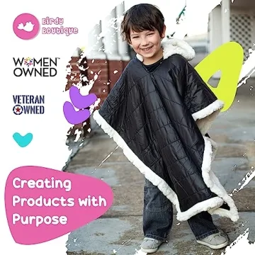 Birdy Boutique Kids Car Seat Poncho – Warm, Safe & Stylish