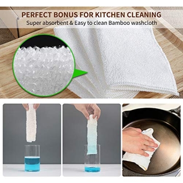 Herda 316L Cast Iron Scrubber Large Chainmail Cleaner