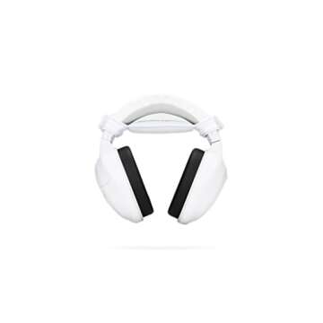 Lucid Audio HearMuffs Baby Hearing Protection (Over-The-Ear Sound Protection Ear Muffs Infant/Toddler/Child), One Size, White