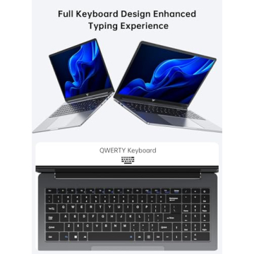 16.0-inch Laptop, 16GB DDR4 512GB SSD Gaming Laptop, Windows 11 Laptop with Intel 12th Quad-Core Processor(Up to 3.6GHz), 1920P FHD Display, Metal Shell, WiFi 6, USB3.2, Type_C, Long Battery Life