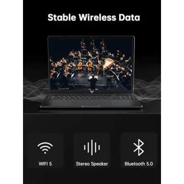 16.0-inch Laptop, 16GB DDR4 512GB SSD Gaming Laptop, Windows 11 Laptop with Intel 12th Quad-Core Processor(Up to 3.6GHz), 1920P FHD Display, Metal Shell, WiFi 6, USB3.2, Type_C, Long Battery Life