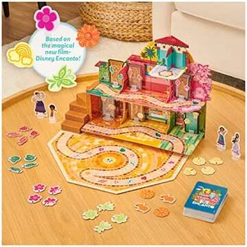 Disney Encanto, House of Charms Cute Easy Family Board Game with Magic Tokens Based on The Movie, fo...