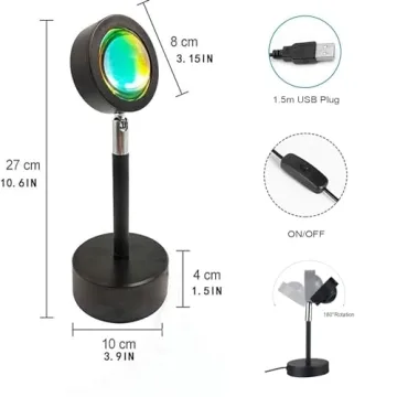 Transform Your Space with CORATED Sunset Projection Lamp