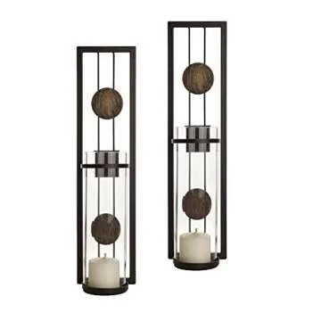 Danya B Wall Sconces with Remote Control Candle Holders