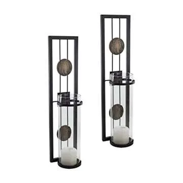 Danya B Wall Sconces with Remote Control Candle Holders