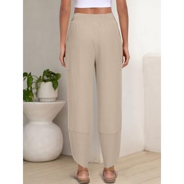 ANRABESS Women's Summer Palazzo Pants - Comfortable & Stylish
