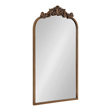 Gold Baroque Inspired Arch Mirror by Kate and Laurel