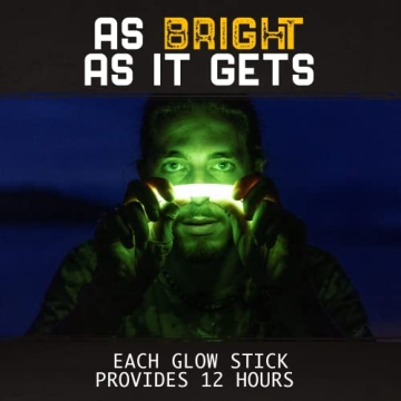 30 Ultra Bright Glow Sticks - Perfect for Parties and Emergencies