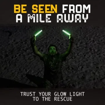 30 Ultra Bright Glow Sticks - Perfect for Parties and Emergencies