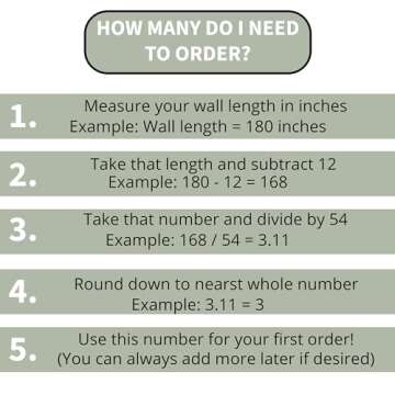 Accent Wall Molding Kit for Interior Wall Moulding Decor | Wainscoting Paneling Kit | Pre Made Wainscotting Kit | (NOT Peel & Stick) Use Instructions to Choose Quantity Needed (1 TOP 1 Bottom)