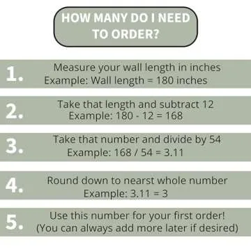 Accent Wall Molding Kit for Interior Wall Moulding Decor | Wainscoting Paneling Kit | Pre Made Wainscotting Kit | (NOT Peel & Stick) Use Instructions to Choose Quantity Needed (1 TOP 1 Bottom)