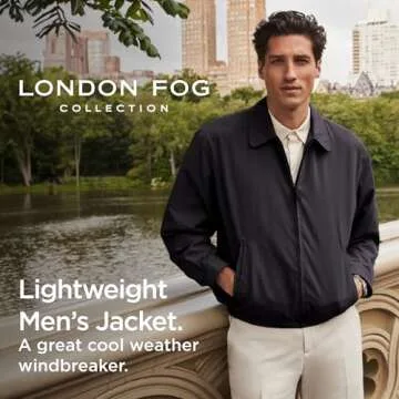 LONDON FOG Auburn Golf Jacket - Stylish Comfort for Men