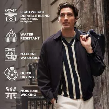 LONDON FOG Auburn Golf Jacket - Stylish Comfort for Men