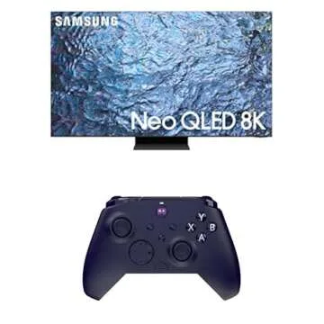 SAMSUNG 8K TV with PDP Replay Gaming Hub for Ultimate Entertainment