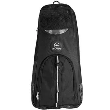 Phantom Aquatics Rapido Snorkeling Backpack with Shoulder Strap - Fits Snorkel Mask Fin Snore Set an...
