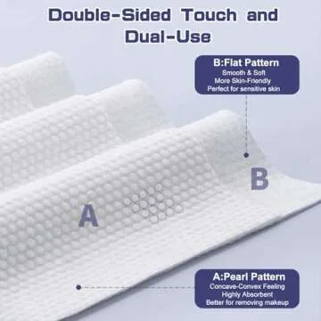 Disposable Face Towel, 100 Count Face Clean Towels, for Washing Soft Cotton Dry Wipes Facial Cloths ...