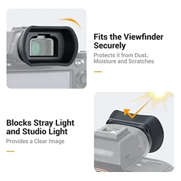 Comfortable Silicone Eyecup for Sony Cameras