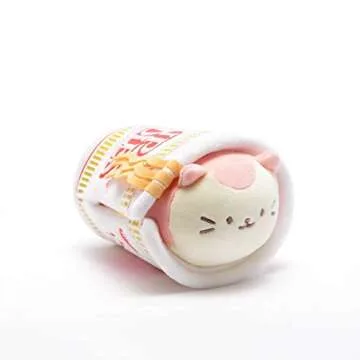 Anirollz Stuffed Animal Plush Toy - Official Nissin Cup Noodle Roll Blanket Outfitz Doll |Soft, Squi...