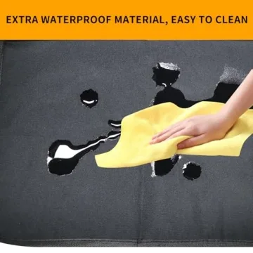 Durable Kick Mats with Organizer for Car Seat Protection