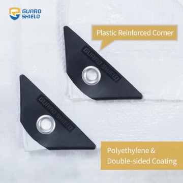 GUARD SHIELD Tarp - Multi-Purpose 6x8 Feet Waterproof Cover 5mil