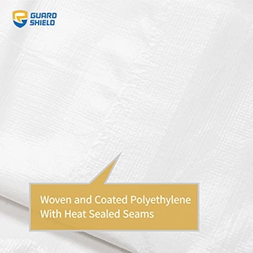 GUARD SHIELD Waterproof Tarp 6x8 Feet Durable Cover