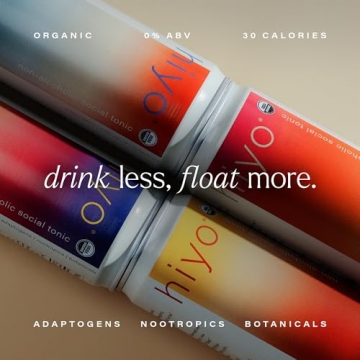 Hiyo Organic Social Tonic Variety Pack - 12 Pack