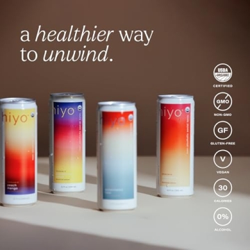 Hiyo Organic Social Tonic Variety Pack - 12 Pack