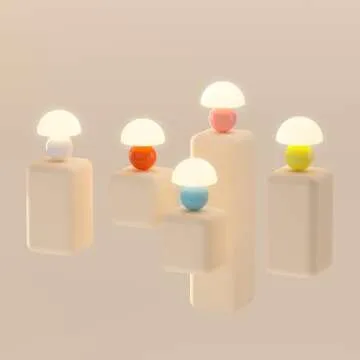 Stylish Dimmable DAWNWAKE Mushroom Night Light for All