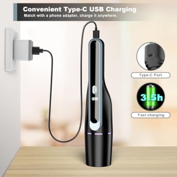 DRECELL Handheld Vacuum Cordless Mini with 14KPA Suction