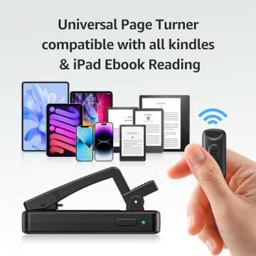 Remote Control Page Turner for Kindle & Kobo eReaders