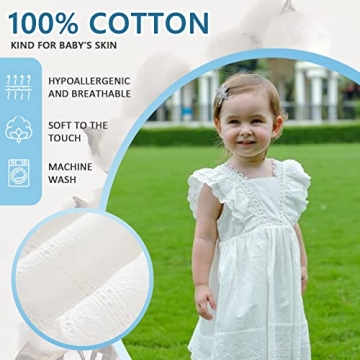 Zanie Kids White Toddler Dress Stylish Summer Wear