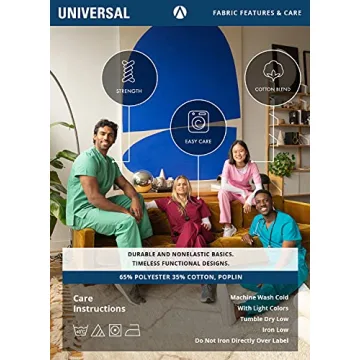 Adar Uniforms Unisex Scrubs - Comfortable & Stylish Set