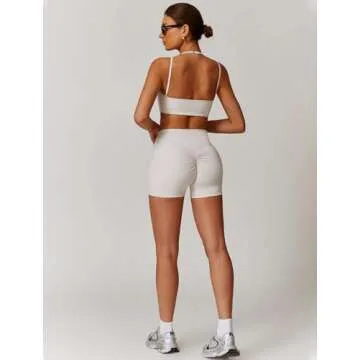 Stylish QBGJTD Two Piece Workout Sets for Women