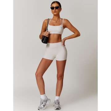Stylish QBGJTD Two Piece Workout Sets for Women