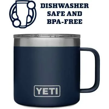 YETI 14 oz Insulated Stainless Steel Mug with Lid