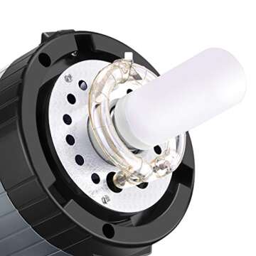 Neewer 600W GN82 Studio Flash Strobe Light Monolight with 2.4G Wireless Trigger and Modeling Lamp, Recycle in 0.01-1.2 Sec, Bowens Mount for Indoor Studio Portrait Photography(Q600N)