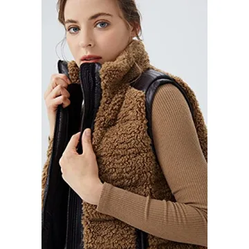 Orolay Women's Casual Fleece Down Vest for Winter Warmth
