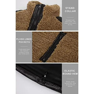 Orolay Women's Casual Fleece Down Vest for Winter Warmth