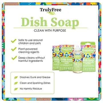 Eco-friendly Truly Free Natural Concentrated Dish Detergent