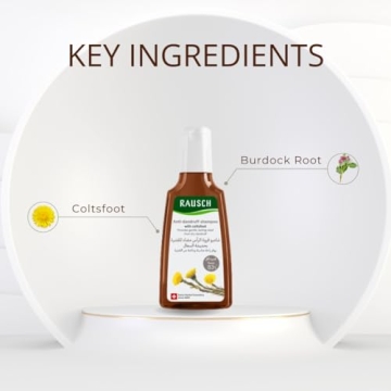 RAUSCH Coltsfoot Anti-Dandruff Shampoo 200 ml - Powerful Scalp Therapy