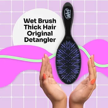 Wet Brush Thick Hair Detangler for Effortless Detangling