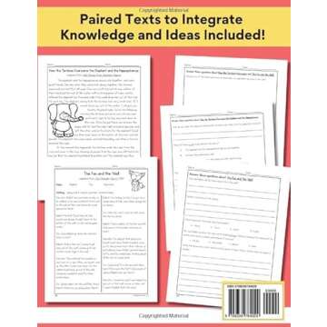 Reading Comprehension Fiction and Nonfiction Practice Workbook for Grade 5: High Interest Reading Pa...