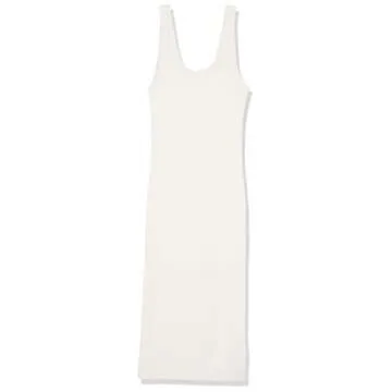 The Drop Women's Yasmin Rib Midi Dress - Stylish & Comfortable