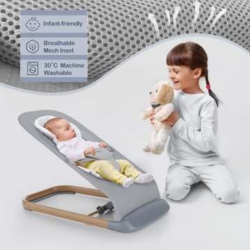 AMKE CooCon Baby Bouncer - Ergonomic & Portable Seat