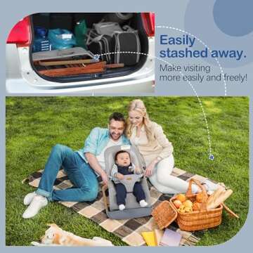 AMKE CooCon Baby Bouncer - Ergonomic & Portable Seat