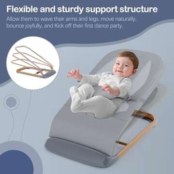 AMKE CooCon Baby Bouncer - Ergonomic & Portable Seat