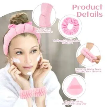 Araluky Spa Headband Set for Beauty and Skincare Lovers